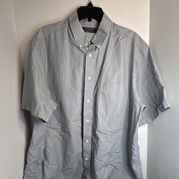 Roundtree & Yorke Other - Router And York Men's Short Sleeved Stripe Shirt Size Xl